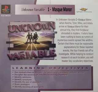 Unknown Variable 1 - Masque Manor