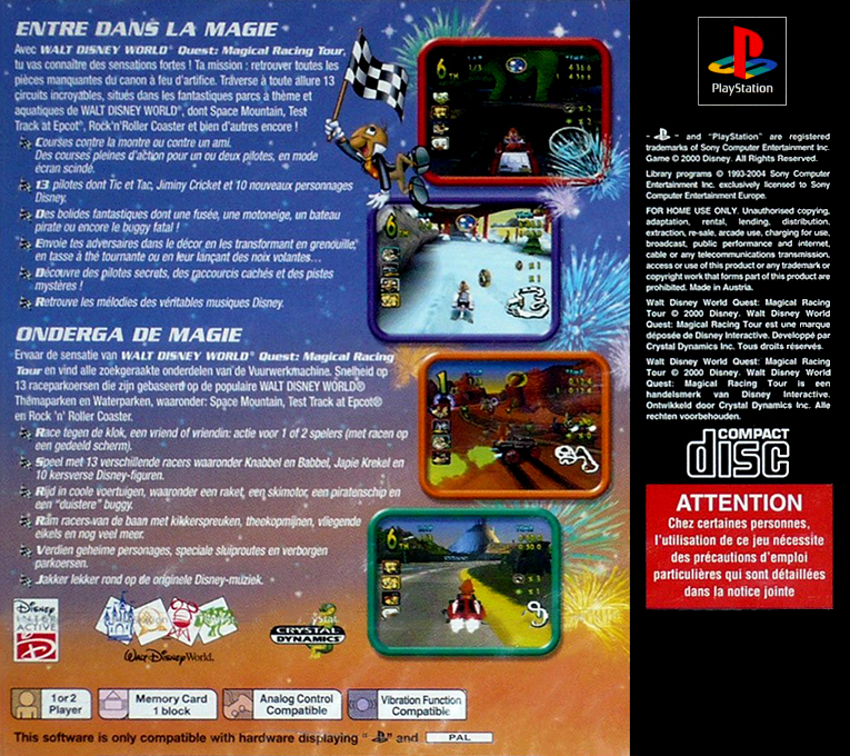Walt Disney World Quest : Magical Racing Tour - Dos
