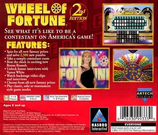 Wheel of Fortune : 2nd Edition dos