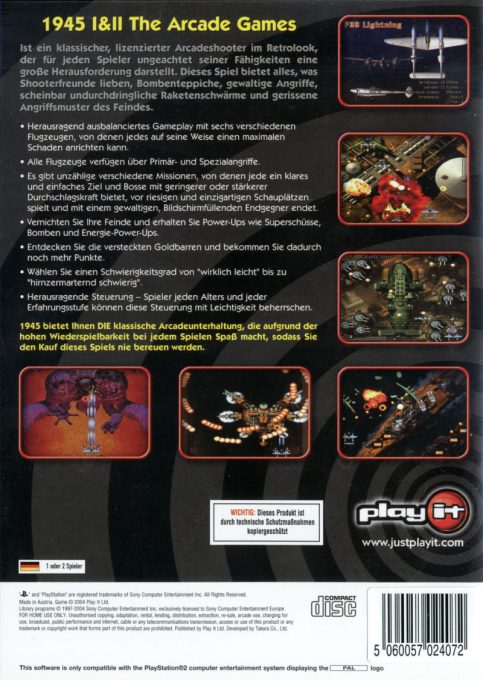 1945 1 And 2 - The Arcade Games - Dos