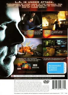 24 Heures Chrono : Le Jeu - Dos