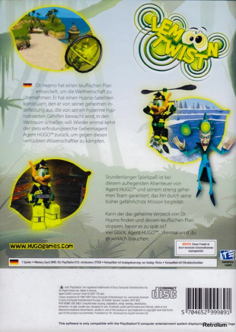 Agent Hugo - Lemoon Twist - Dos