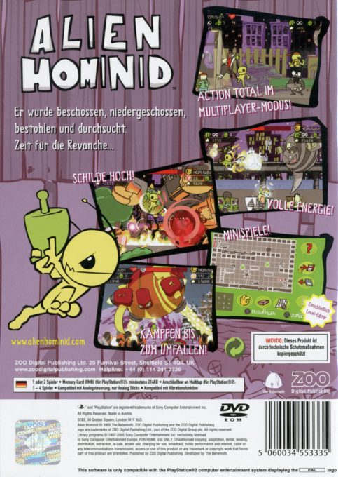 Alien Hominid - Dos