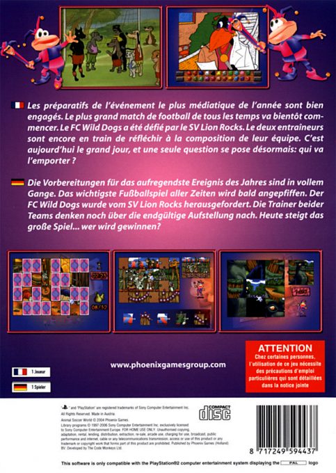 Animal Soccer World - Dos
