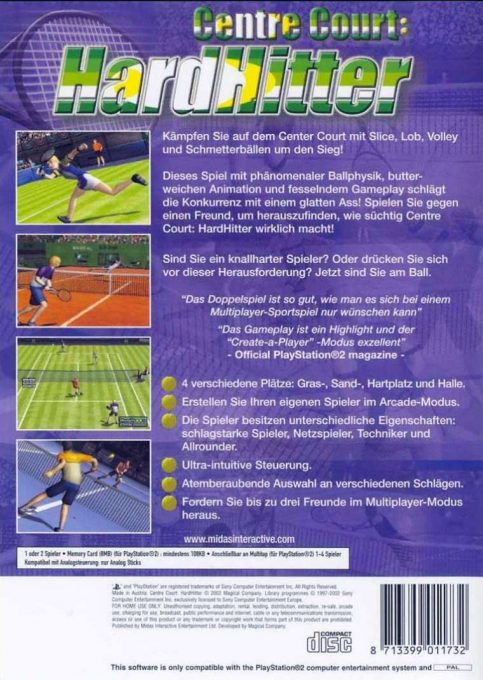 Arnaud Clément Tennis - Dos