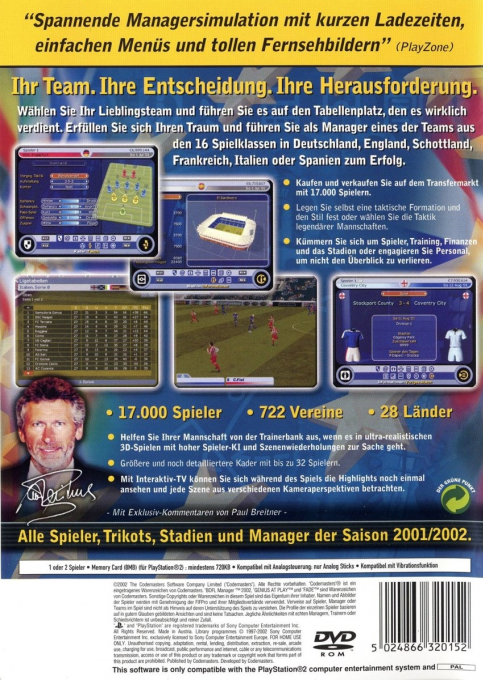 Jaquette arrière