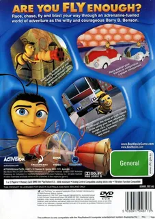 Bee Movie : Le Jeu - Dos