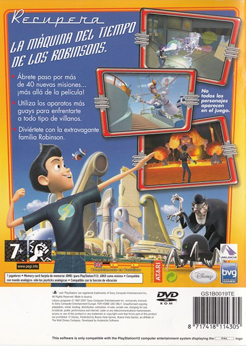 Bienvenue Chez Les Robinson - Dos