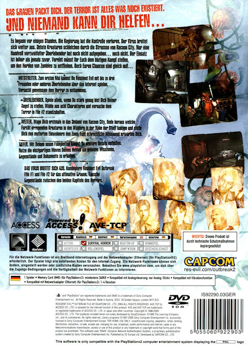 Biohazard - Outbreak - File 2 - Dos