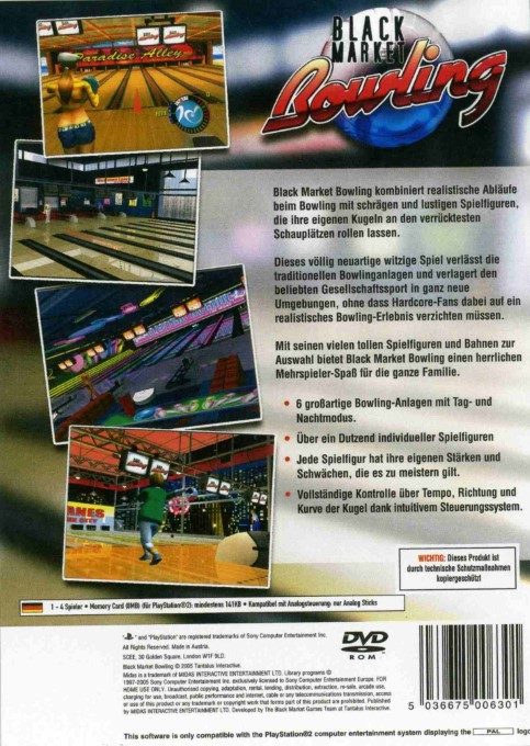 Black Market Bowling dos