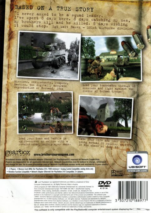 Brothers in Arms : Road to Hill 30 - Dos