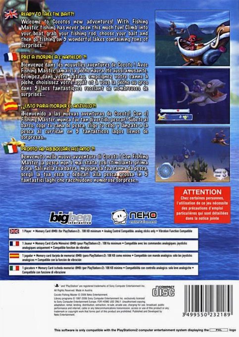Cocoto Fishing Master - Dos