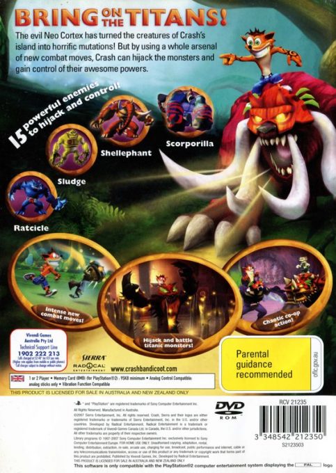 Crash of the Titans - Dos