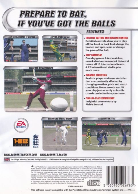 Cricket 2002 - Dos