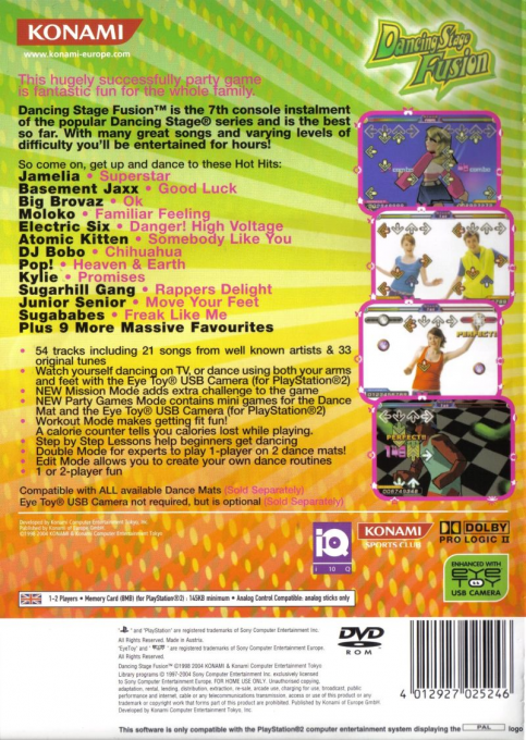 Dance Dance Revolution Extreme - Dos