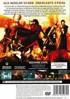 Dirge of Cerberus : Final Fantasy VII - Dos