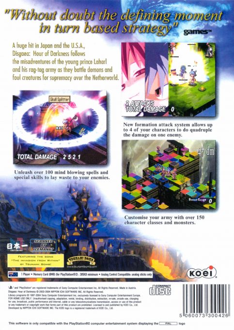 Disgaea : Hour of Darkness - Dos