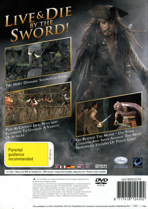 Jaquette arrière