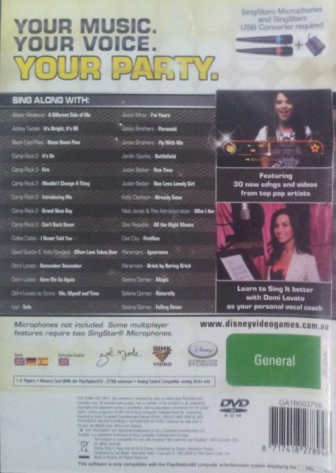 Disney Sing It - Pop Party dos
