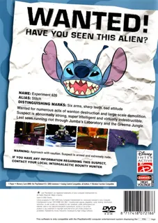 Disney Stitch : Expérience 626 - Dos