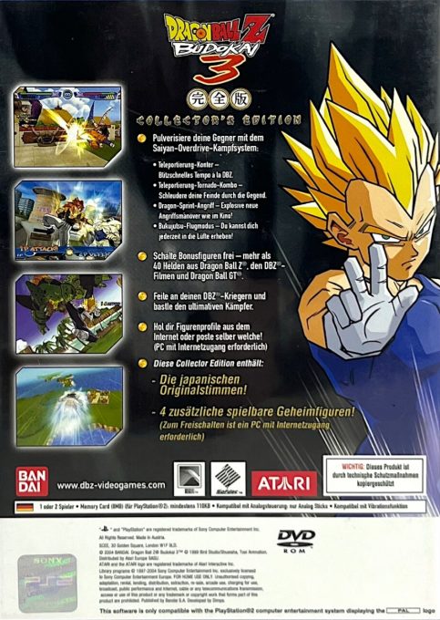 Dragon Ball Z - Budokai 3 - Collector's Edition - Dos