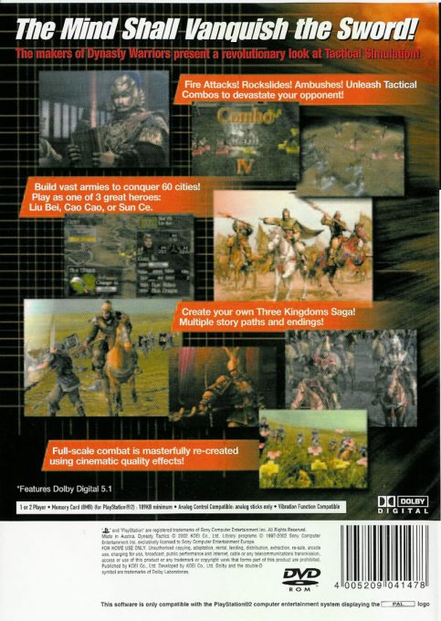 Dynasty Tactics dos