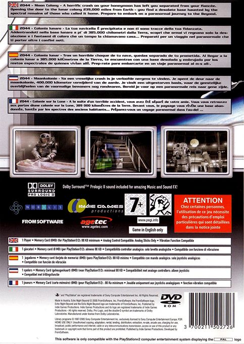 Echo Night : Beyond - Dos