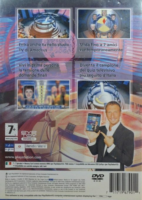 Retro della confezione
