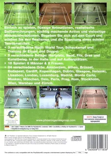 European Tennis Pro - Dos