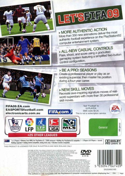 FIFA Soccer 09 - Dos