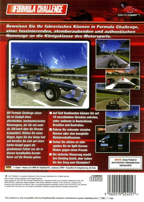 Formula Challenge - Dos