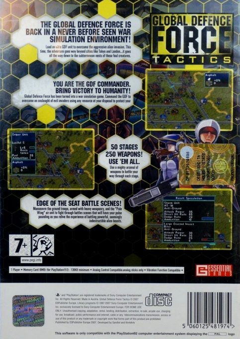 Global Defence Force - Tactics dos