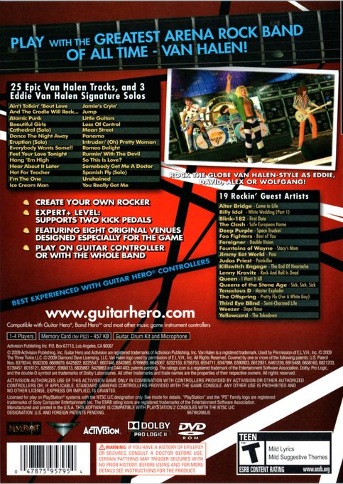 Guitar Hero Van Halen dos