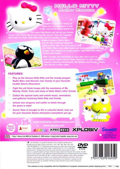 Hello Kitty - Roller Rescue - Dos