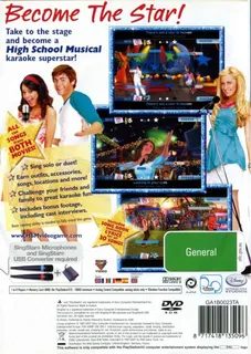 High School Musical : Tous En Scene ! dos