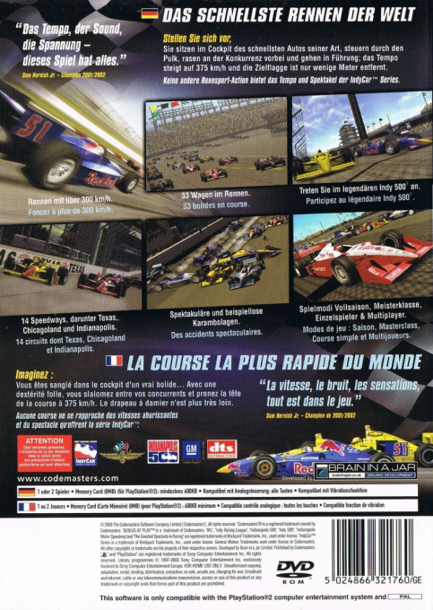 IndyCar Series featuring the Indianapolis 500 dos