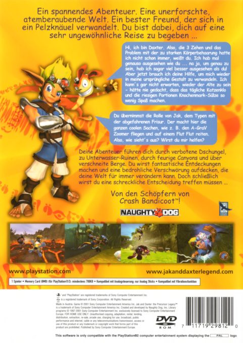 Jak and Daxter: The Precursor Legacy - Dos