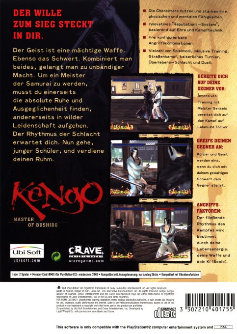 Kengo : Master of Bushido - Dos