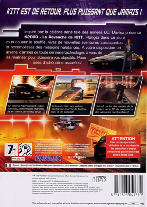 Jaquette arrière