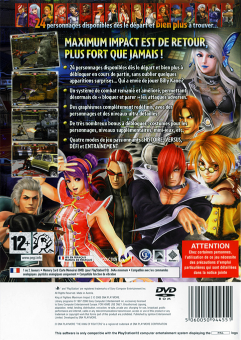 KOF2 - Maximum Impact II dos