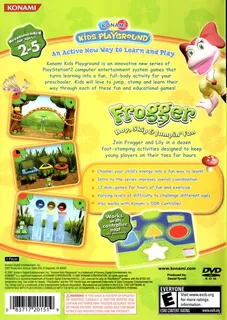 Konami Kids Playground : Frogger, Hop, Skip & Jumpin' Fun dos