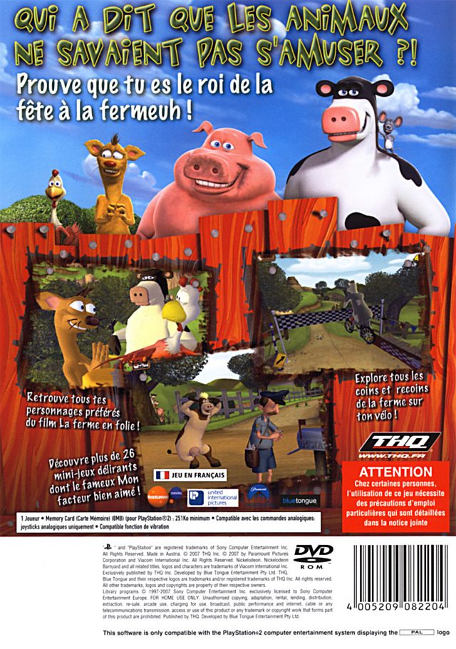 La Ferme en Folie - Dos