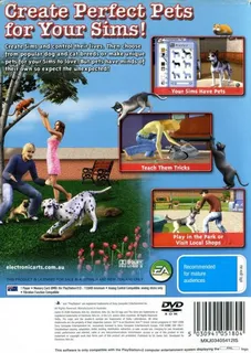 Les Sims 2 : Animaux et Cie dos