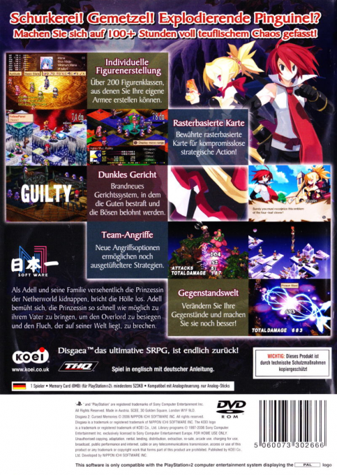 Makai Senki Disgaea 2 dos