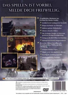 Medal of Honor : En Première Ligne dos