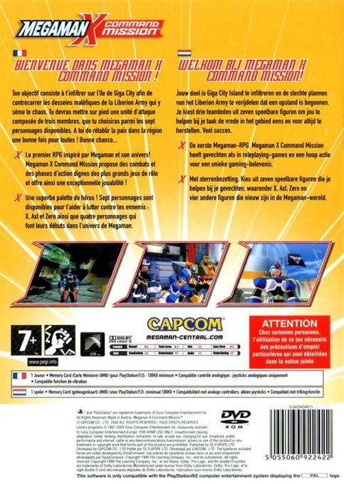 Mega Man X : Command Mission - Dos