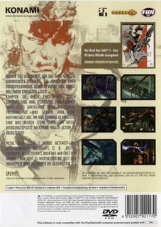 Metal Gear Solid 2 : Sons of Liberty dos