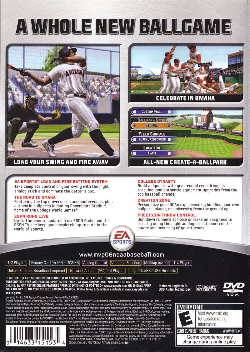 MVP 06 NCAA Baseball dos