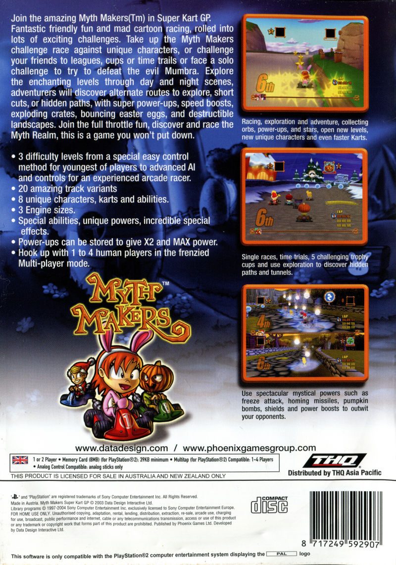 Myth Makers - Super Kart Gp - Dos