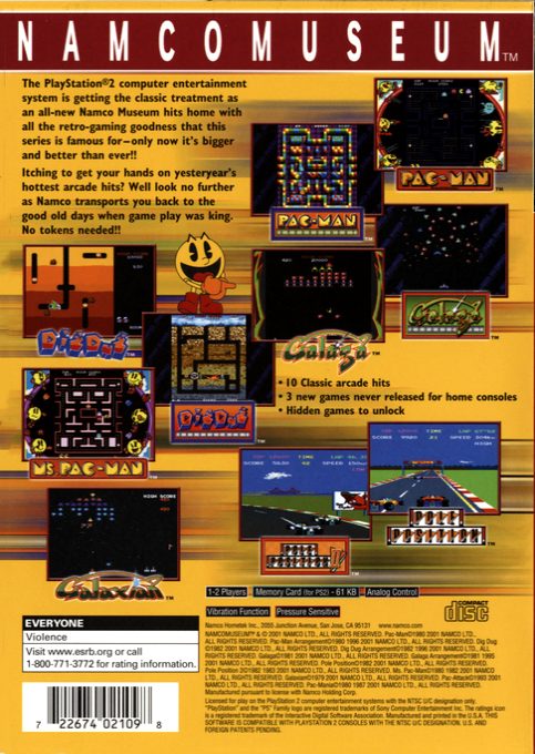 Namco Museum - Dos
